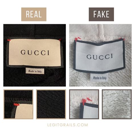 how to spot a fake gucci jacket|Gucci x champion hoodie real.